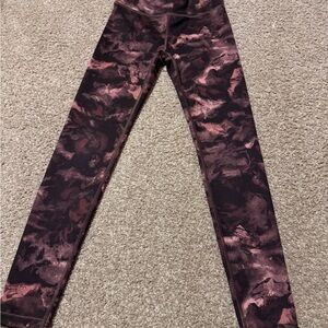 Athleta Girl Brown Camouflage Leggings